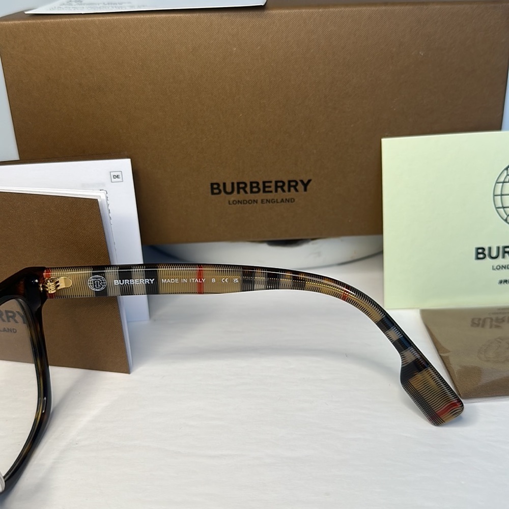 BURBERRY BE2347 EVELYN square Oversized Eyeglasses - Picture 10 of 14